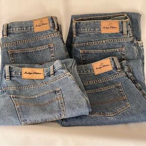 Tommy Bahama Indigo Palms Jeans LOT OF 4 PAIRS 36 X 32 Classic Fit 100% Cotton
